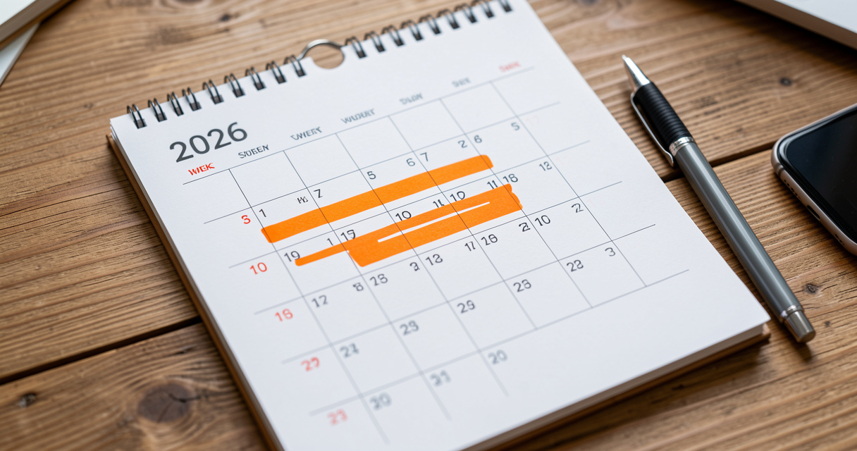 Semaines impaires 2026 : calendrier complet, dates et utilité