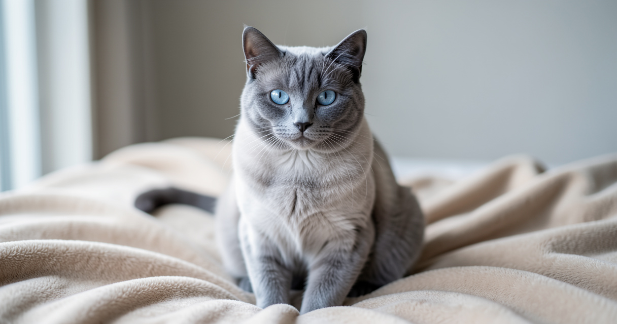 Chat gris aux yeux bleus : les races, la génétique et tout ce qu'il faut savoir