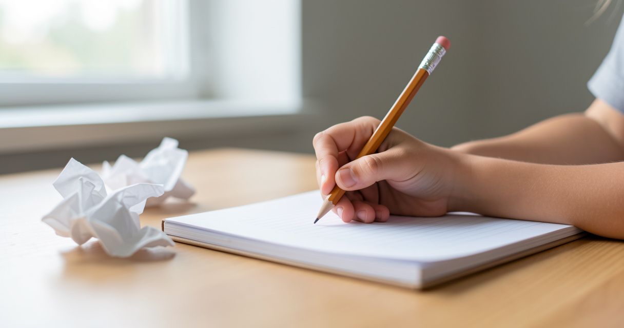 Enfant qui pleure devant ses devoirs : que faire ?